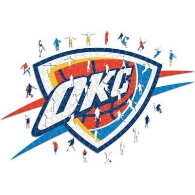 ICONIC Puzzles - OKC Thunder Logo - 150 Teile - Birkenholz - Puzzle ICONIC Puzzles - OKC Thunder Logo - 150 Teile - Birkenholz - Puzzle