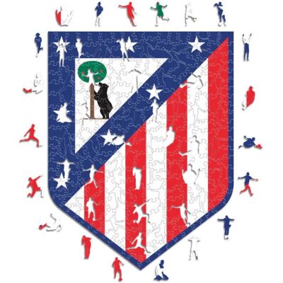 Iconic Puzzles Atletico Madrid - Logo Holz Puzzle M (270 Teile) - Puzzle Iconic Puzzles Atletico Madrid - Logo Holz Puzzle M (270 Teile) - Puzzle