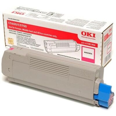 OKI 43381906 Tonerkartusche - Magenta - Laser - 2000 Seiten - Original OKI 43381906 Tonerkartusche - Magenta - Laser - 2000 Seiten - Original
