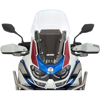 Wrs Pare-brise Honda Africa Twin - Windscreen - Publicité Wrs Pare-brise Honda Africa Twin - Windscreen - Publicité