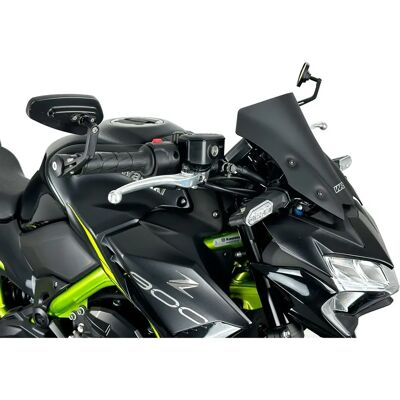 Wrs Kawasaki Z 900 Parabrezza - Nero Opaco, Sport, +4cm Wrs Kawasaki Z 900 Parabrezza - Nero Opaco, Sport, +4cm