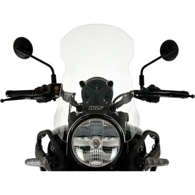 Parabrezza Wrs per Moto - Trasparente, Modello re001t Parabrezza Wrs per Moto - Trasparente, Modello re001t