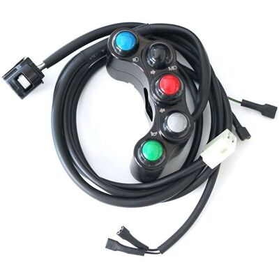Wrs Ducati Left Switchgear - 7 Buttons - Compatible with Ducati 2017-2023 Wrs Ducati Left Switchgear - 7 Buttons - Compatible with Ducati 2017-2023