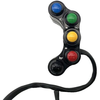 WRS Ducati Streetfighter V4 / S / R 8-Botones Interruptor Izquierdo WRS Ducati Streetfighter V4 / S / R 8-Botones Interruptor Izquierdo