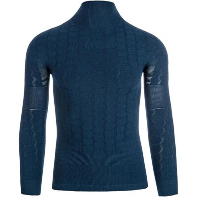 Q36.5 Base Layer 4 Manga Larga Plus - Ropa Interior Térmica Azul Marino S - M Q36.5 Base Layer 4 Manga Larga Plus - Ropa Interior Térmica Azul Marino S - M