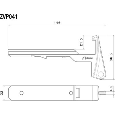 RIZOMA - Gepäckhaken - Silber eloxiert - Billet-Aluminium - Luggage hook RIZOMA - Gepäckhaken - Silber eloxiert - Billet-Aluminium - Luggage hook