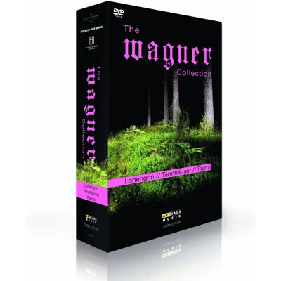 Collection Wagner de Claudio Abbado - Lohengrin, Tannhäuser, Rienzi - DVD - Publicité Collection Wagner de Claudio Abbado - Lohengrin, Tannhäuser, Rienzi - DVD - Publicité