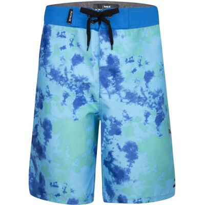 Hurley Blue Tie Dye Boys Swim Shorts - Swim Shorts Hurley Blue Tie Dye Boys Swim Shorts - Swim Shorts