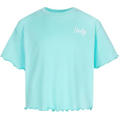 T-shirt Court à Manches Courtes Verte pour Fille Hurley - Fille T-shirt Court à Manches Courtes Verte pour Fille Hurley - Fille