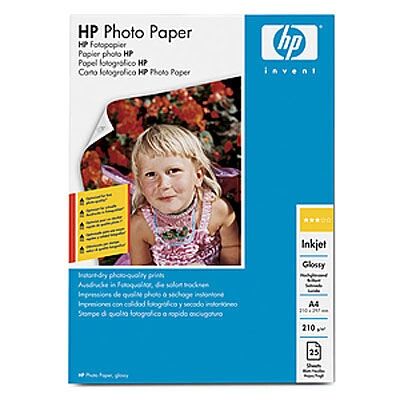 HP Hewlett-Packard Papier Photo Brillant - 250G A4 25 Feuilles - Publicité HP Hewlett-Packard Papier Photo Brillant - 250G A4 25 Feuilles - Publicité