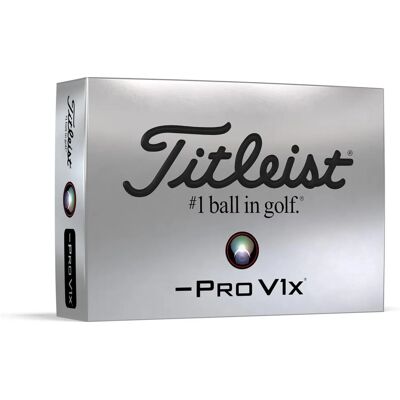 Titleist Pro V1x Left Dash Golfbälle - weiß, 12 Stück Titleist Pro V1x Left Dash Golfbälle - weiß, 12 Stück