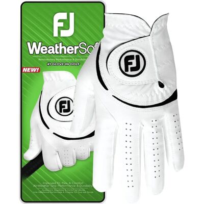 FootJoy WeatherSof Herre Handske - Ytelse, Komfort & Holdbarhet - Golfhanske FootJoy WeatherSof Herre Handske - Ytelse, Komfort & Holdbarhet - Golfhanske