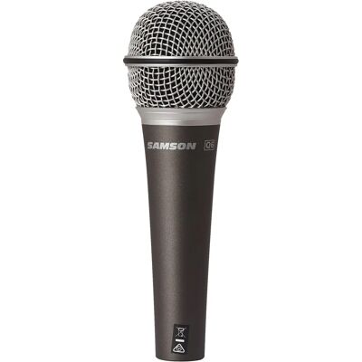 Samson Q6 Dinamikus mikrofon - Superkardioid - 50Hz-15kHz - XLR-kábel mellékelve Samson Q6 Dinamikus mikrofon - Superkardioid - 50Hz-15kHz - XLR-kábel mellékelve