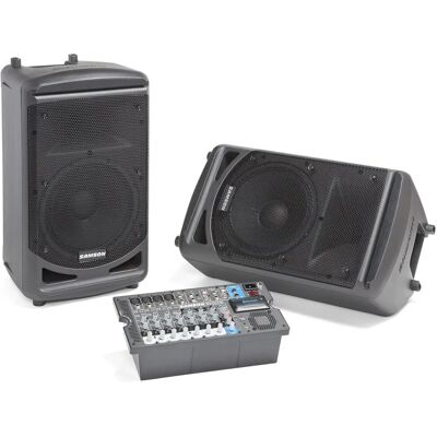 Samson XP1000 Draagbaar PA-systeem - 1000W, Bluetooth, 10" Speakers Samson XP1000 Draagbaar PA-systeem - 1000W, Bluetooth, 10" Speakers