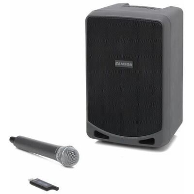 Přenosný aktivní reproduktor Samson XP106w s bezdrátovým mikrofonem - Reproduktor Přenosný aktivní reproduktor Samson XP106w s bezdrátovým mikrofonem - Reproduktor