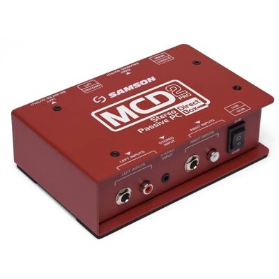 Samson MCD2Pro Stereo Passive DI Box - Audio Equipment Samson MCD2Pro Stereo Passive DI Box - Audio Equipment