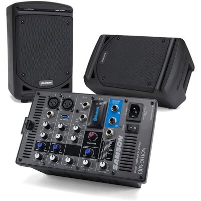 Samson XP300 Draagbaar PA Systeem - Kleine locatie Samson XP300 Draagbaar PA Systeem - Kleine locatie