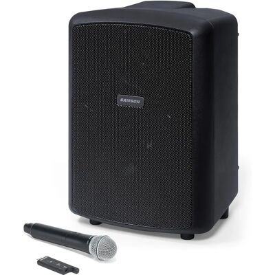 Samson XPD2 Batterij PA-systeem - Draagbaar, 3-kanalen, Bluetooth Samson XPD2 Batterij PA-systeem - Draagbaar, 3-kanalen, Bluetooth