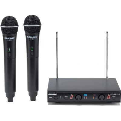 Samson Stage 212 Dual Funkmikrofonsystem - VHF Samson Stage 212 Dual Funkmikrofonsystem - VHF