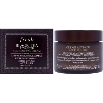 Fresh Black Tea Advanced Age Renewal Cream - Feuchtigkeitscreme Mit Retinol-Alternative - 50ml Fresh Black Tea Advanced Age Renewal Cream - Feuchtigkeitscreme Mit Retinol-Alternative - 50ml