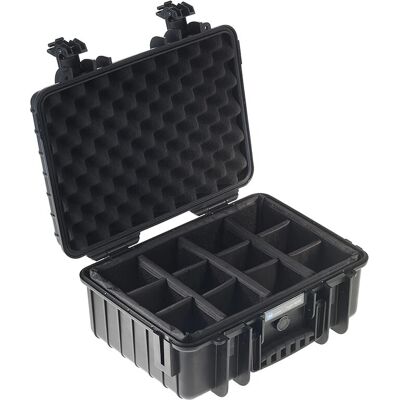 B&W Cases 4000 - Přenosný případ - Polykarbonát - Černý B&W Cases 4000 - Přenosný případ - Polykarbonát - Černý