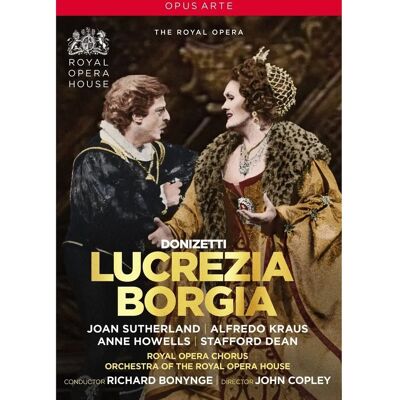Opus Arte Lucrezia Borgia - DVD Région 2 - Publicité Opus Arte Lucrezia Borgia - DVD Région 2 - Publicité