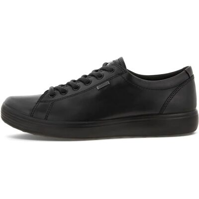 ECCO Soft 7 M - Baskets en cuir pour homme - Noir - Taille : 44 (UK 10) ECCO Soft 7 M - Baskets en cuir pour homme - Noir - Taille : 44 (UK 10)