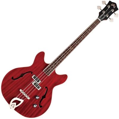Guild Starfire I Bass - Kirsebær Rød - Kort Skala - Semi-hollowbody - Vintage Skifter Guild Starfire I Bass - Kirsebær Rød - Kort Skala - Semi-hollowbody - Vintage Skifter