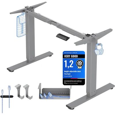 FlexiSpot EG1 - gris - 71-121 cm - desk frame - Publicité FlexiSpot EG1 - gris - 71-121 cm - desk frame - Publicité