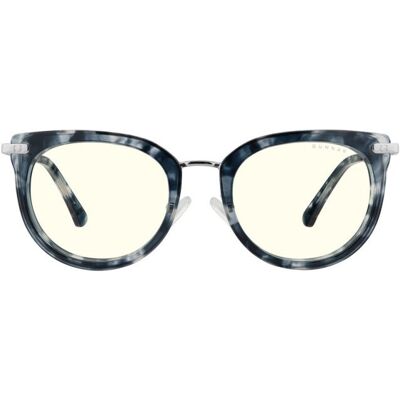 Gunnar Lahti Damen Computerbrille - Blau, Rund, Klassisch - Computerbrille Gunnar Lahti Damen Computerbrille - Blau, Rund, Klassisch - Computerbrille