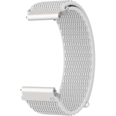 Coros CO-BD-PA42W-N Bracelet en nylon blanc pour montre sportive - Accessoires connectés Coros CO-BD-PA42W-N Bracelet en nylon blanc pour montre sportive - Accessoires connectés