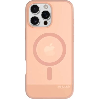 Coque Slim MagSafe rose Incase pour iPhone 16 Pro Max - Publicité Coque Slim MagSafe rose Incase pour iPhone 16 Pro Max - Publicité