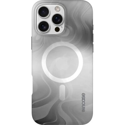 Custodia Incase Halo MagSafe - iPhone 16 Pro Max, Grigia, Morbido al Tatto Custodia Incase Halo MagSafe - iPhone 16 Pro Max, Grigia, Morbido al Tatto