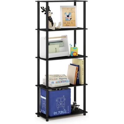 Étagère Furinno Turn-N-Tube Noire - Rangement & Livres Étagère Furinno Turn-N-Tube Noire - Rangement & Livres