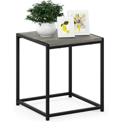 Furinno Camnus Table d'Appoint - Vie Moderne - Chêne Français Gris Furinno Camnus Table d'Appoint - Vie Moderne - Chêne Français Gris