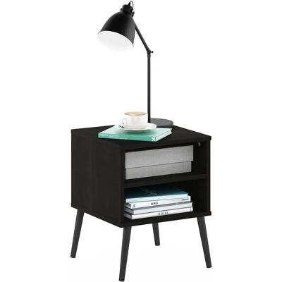 Furinno Claude Styl lat 50. Stolik nocny - Stolik nocny Furinno Claude Styl lat 50. Stolik nocny - Stolik nocny