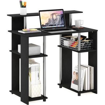 Furinno Jaya Bureau à Design Simple - Bureau d'Ordinateur - Publicité Furinno Jaya Bureau à Design Simple - Bureau d'Ordinateur - Publicité