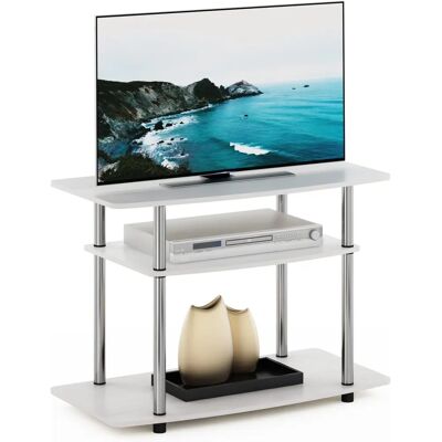 Furinno Turn-N-Tube Support TV 3 Niveaux Sans Outils - Support TV Furinno Turn-N-Tube Support TV 3 Niveaux Sans Outils - Support TV