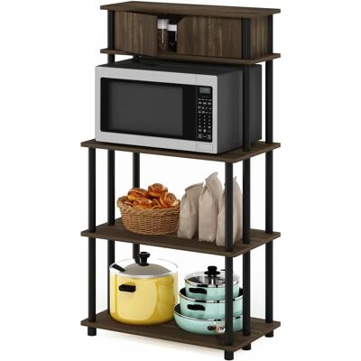 Furinno 4-poziomowa półka na mikrofalówkę Szafka kuchennata Furinno 4-poziomowa półka na mikrofalówkę Szafka kuchennata