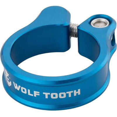 Collier de selle CNC Argenté Wolf Tooth 29,8 mm - Accessoire VTT - Publicité Collier de selle CNC Argenté Wolf Tooth 29,8 mm - Accessoire VTT - Publicité
