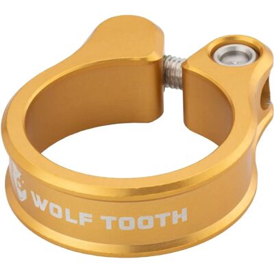 Collier de selle CNC Jaune 31,8mm wolf Tooth - Collier de selle - Publicité Collier de selle CNC Jaune 31,8mm wolf Tooth - Collier de selle - Publicité