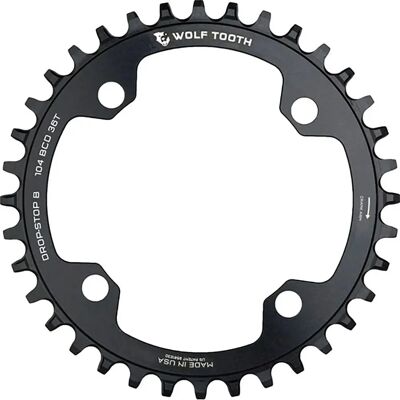 Corona catena MTB Wolf Tooth Shimano 12 velocità 104 BCD - Nero - 36T Corona catena MTB Wolf Tooth Shimano 12 velocità 104 BCD - Nero - 36T