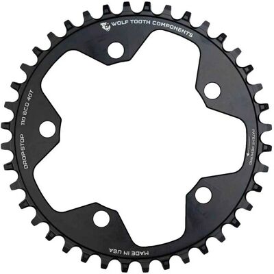 Wolf Tooth Pignone da cyclocross nero 110 BCD - 48T Wolf Tooth Pignone da cyclocross nero 110 BCD - 48T