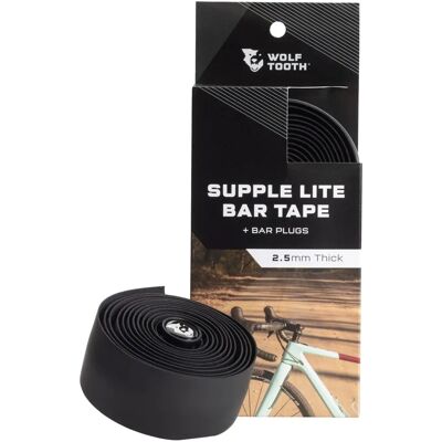 Ruban de Guidon Wolf Tooth Supple Lite - Noir - Publicité Ruban de Guidon Wolf Tooth Supple Lite - Noir - Publicité