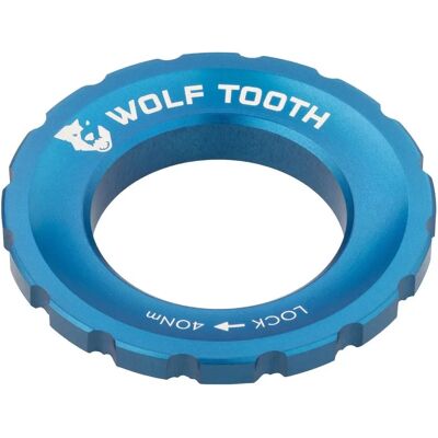 Anneau de Verrouillage de Rotor Centrelock Wolf Tooth - Bleu - Publicité Anneau de Verrouillage de Rotor Centrelock Wolf Tooth - Bleu - Publicité