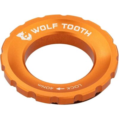 Wolf Tooth Anneau de verrouillage de rotor Centerlock - Lockring pour rotor de vélo - Publicité Wolf Tooth Anneau de verrouillage de rotor Centerlock - Lockring pour rotor de vélo - Publicité