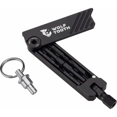 Wolf Tooth Multitool - 6-Bit Hex Wrench - Fahrradreparatur-Tool Wolf Tooth Multitool - 6-Bit Hex Wrench - Fahrradreparatur-Tool