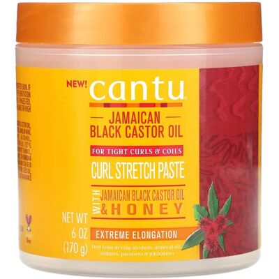 Cantu Jamaican Black Castor Oil Curl Stretch Paste - Hair Styling Paste Cantu Jamaican Black Castor Oil Curl Stretch Paste - Hair Styling Paste