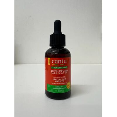 Cantu Biotin Hair & Scalp Oil - Strengthening Hair & Scalp Oil Cantu Biotin Hair & Scalp Oil - Strengthening Hair & Scalp Oil