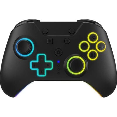 Manette de Jeu Hyperkin M07619-BKHE - Précision élevée, éclairage RGB, sans fil Manette de Jeu Hyperkin M07619-BKHE - Précision élevée, éclairage RGB, sans fil